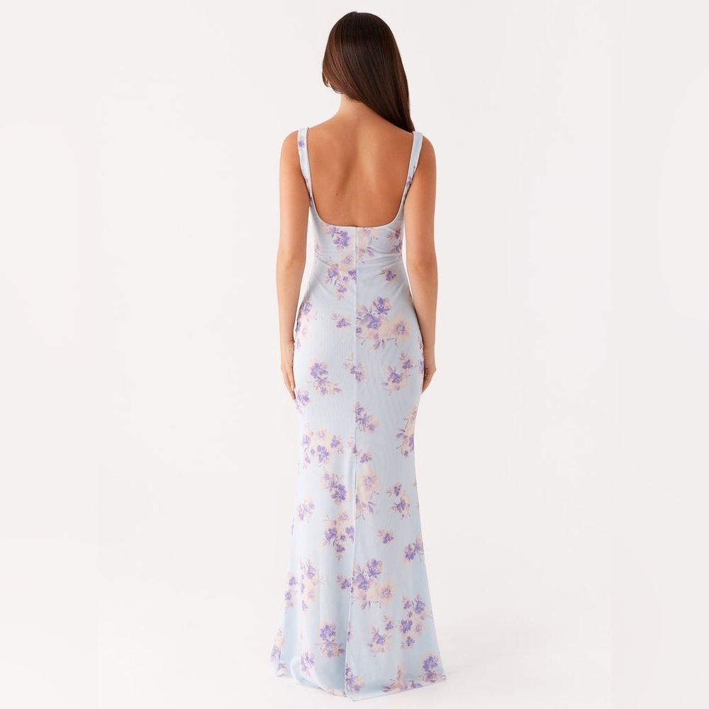 Peppermayo Exclusive Charity Maxi Floral Blue Dress Size US 2 - Picture 5 of 11